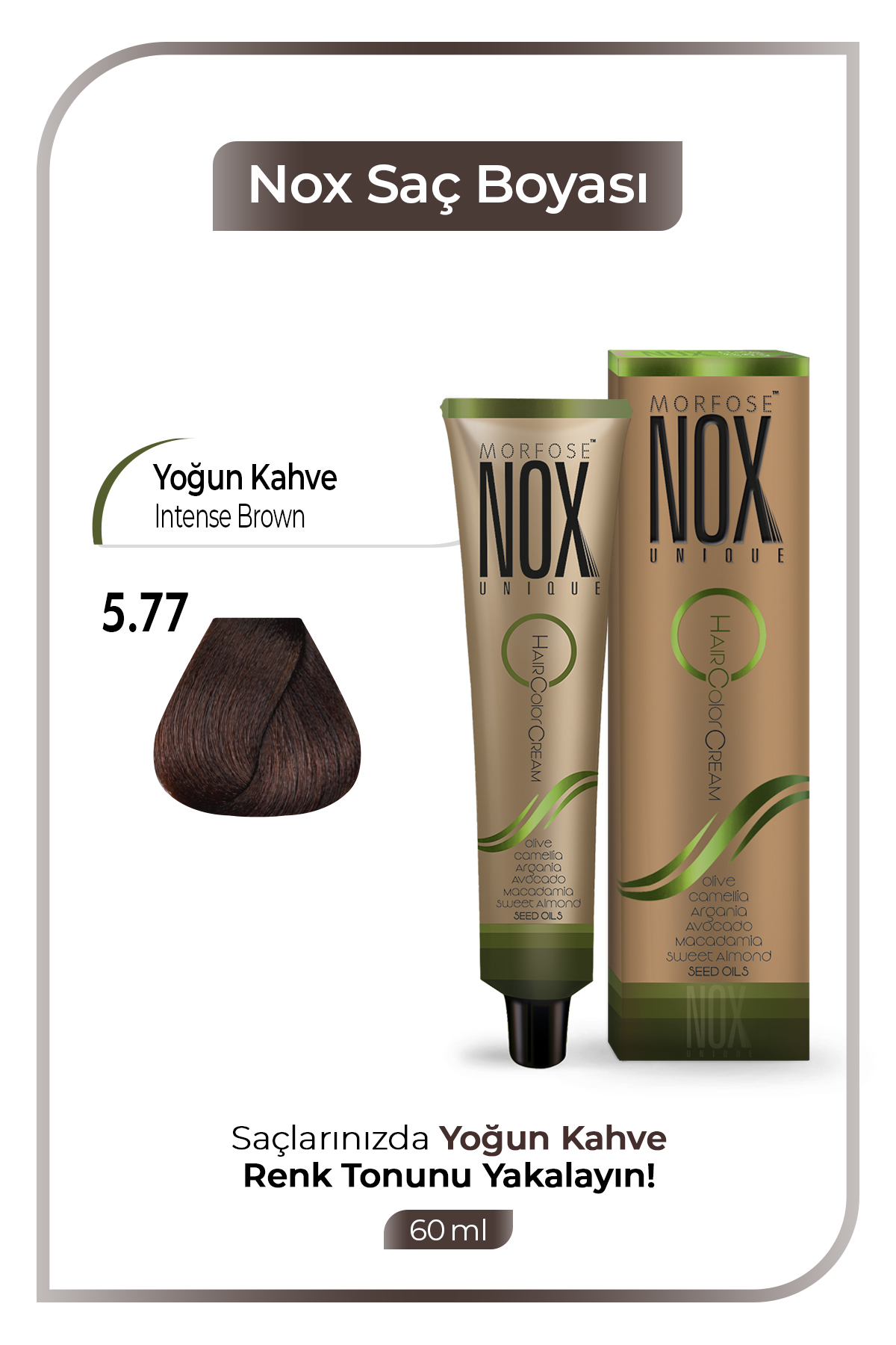 Morfose Nox Saç Boyası 5,77 No (Yoğun Kahve)