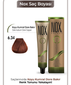 Morfose Nox Saç Boyası 6,34 No (Koyu Kumral Dore Bakır)