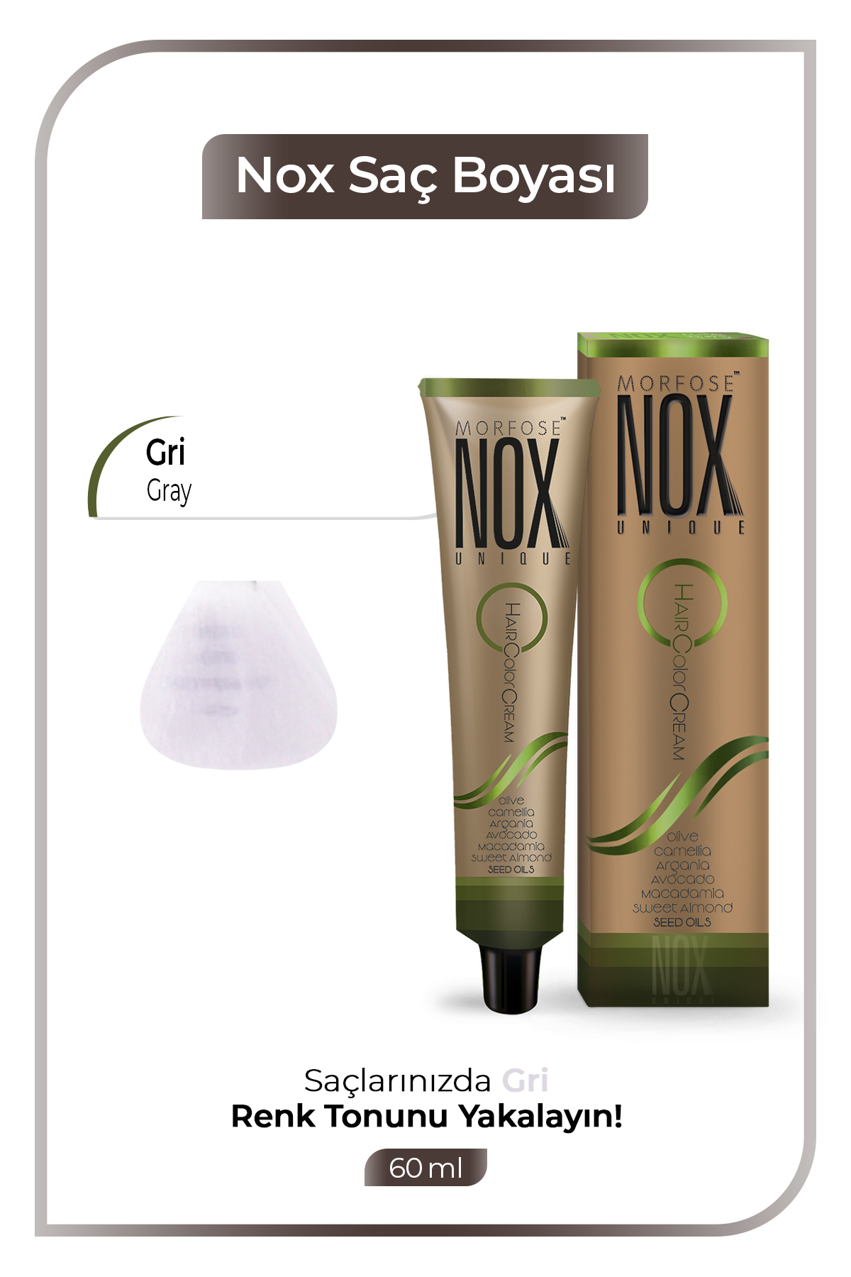 Morfose Nox Saç Boyası Gri