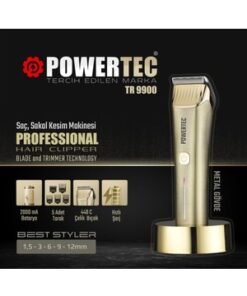 Powertec Tr-9900 Saç Kesme Makinesi (Çelik Gövde)