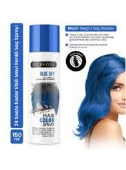 Morfose Renkli Sprey Saç Boyası 150 Ml Mavi