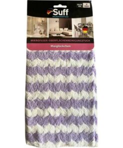 Suff Müge Mikrofiber Desenli Yüzey Temizlik Bezi 3'lü 32 X 32
