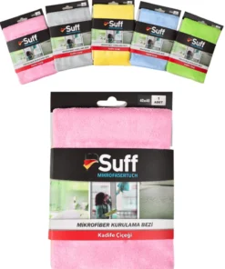 Suff Kadife Çiçeği Mikrofiber Temizlik Bezi Tekli 40 X 40