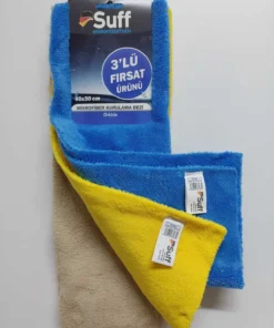 Suff Orkide Mikrofiber Kurulama Bezi 3'lü 40 X 30