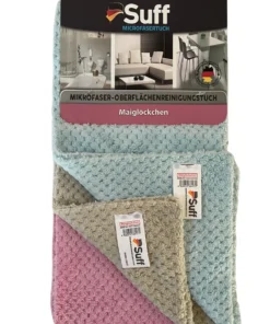 Suff Müge Mikrofiber Yüzey Temizlik Bezi 3'lü 32 X 32