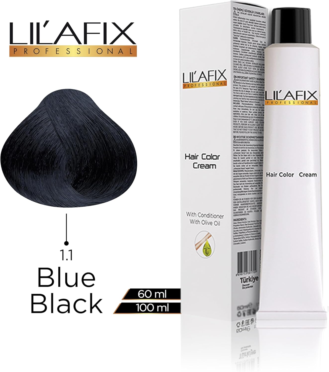 Lilafix 60 Ml Tüp Boya ( 1.1 Mavi Siyah )