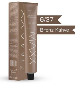 Maxx Deluxe Tüp Saç Boyası 60 Ml ( 6.37 Bronz Kahve )