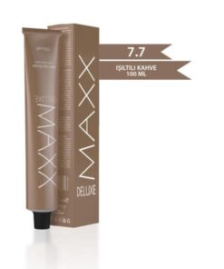 Maxx Deluxe Tüp Saç Boyası 60 Ml ( 7.7 Işıltılı Kahve )