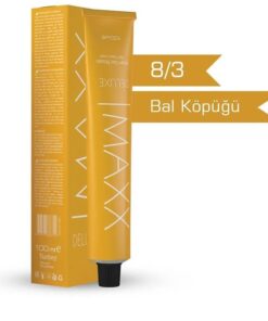 Maxx Deluxe Tüp Saç Boyası 60 Ml ( 8.3 Bal Köpüğü )