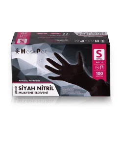 Haspet Nitril Siyah Eldiven ( S )